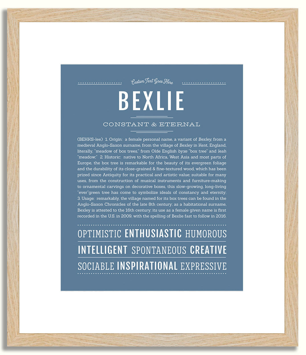 Bexlie | Name Art Print