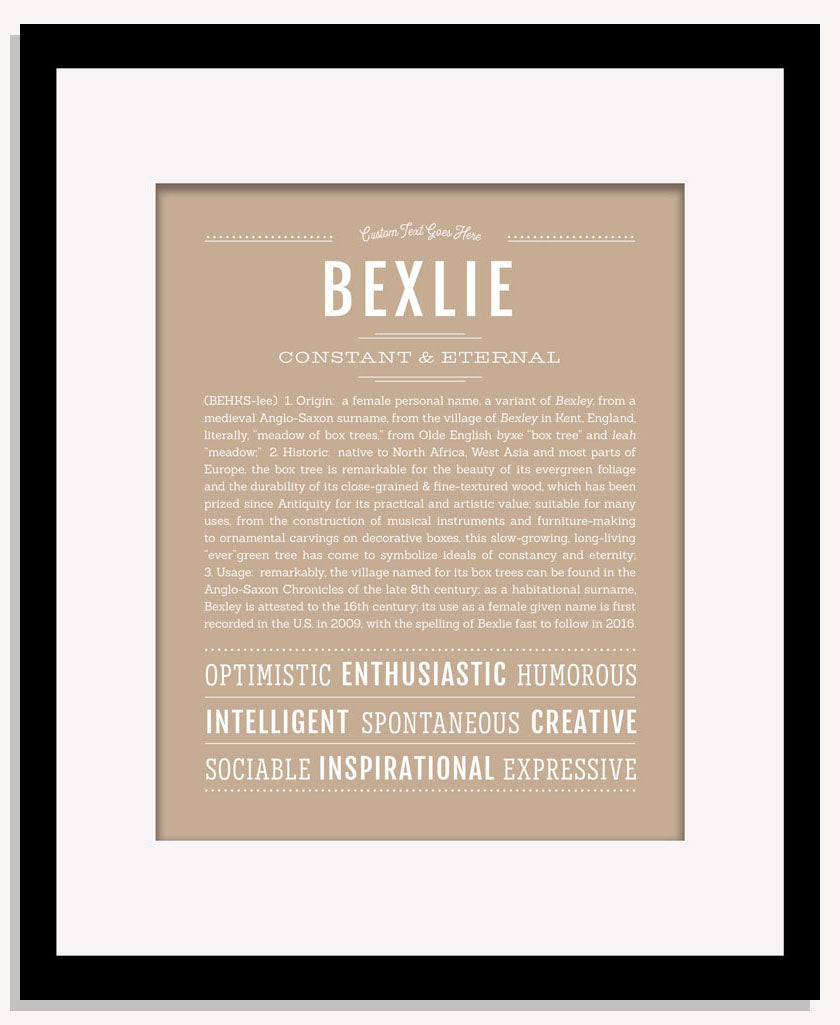 Bexlie | Name Art Print