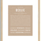 Bexlie | Name Art Print