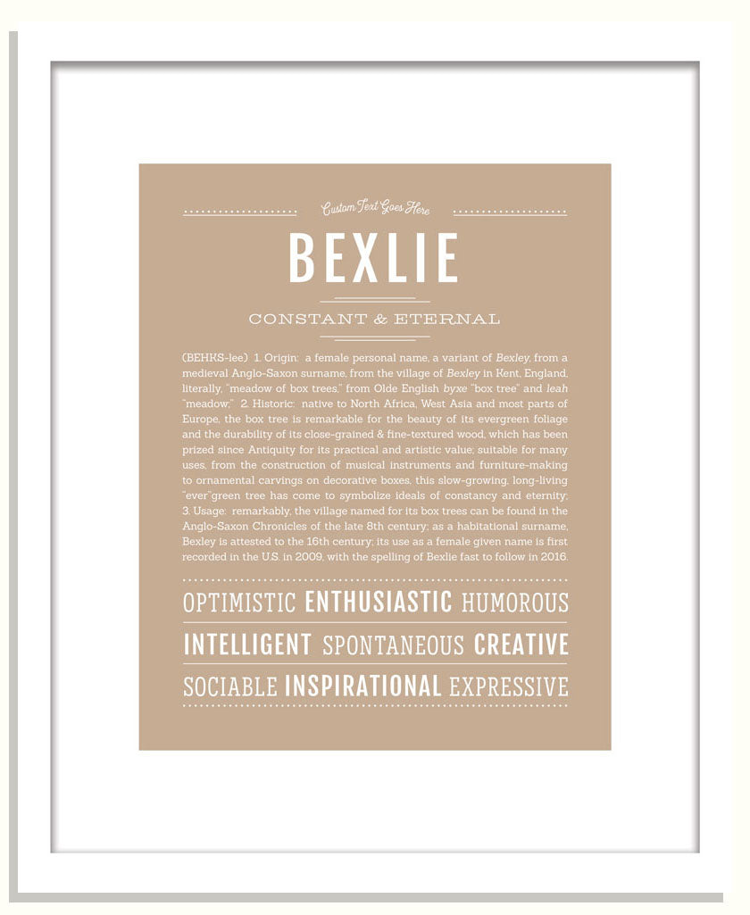 Bexlie | Name Art Print
