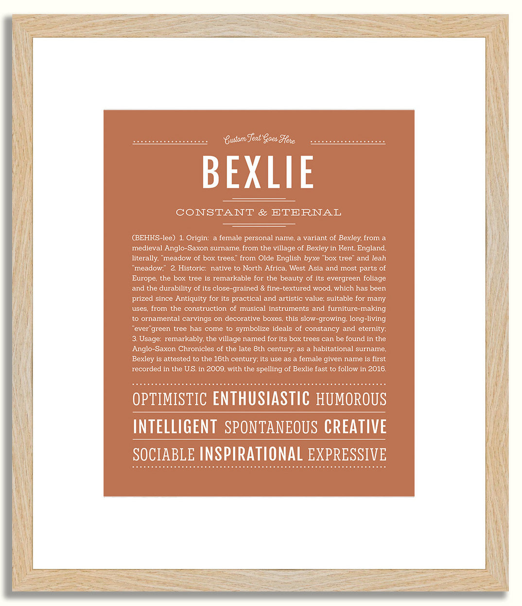 Bexlie | Name Art Print