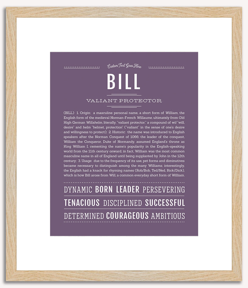 Bill | Name Art Print