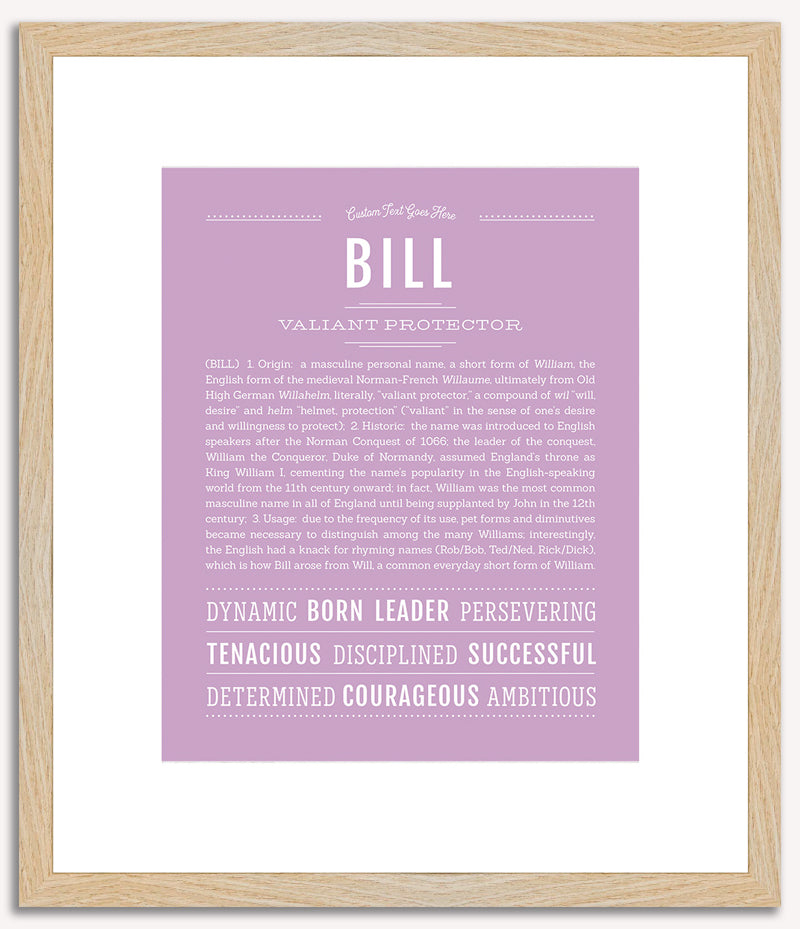 Bill | Name Art Print