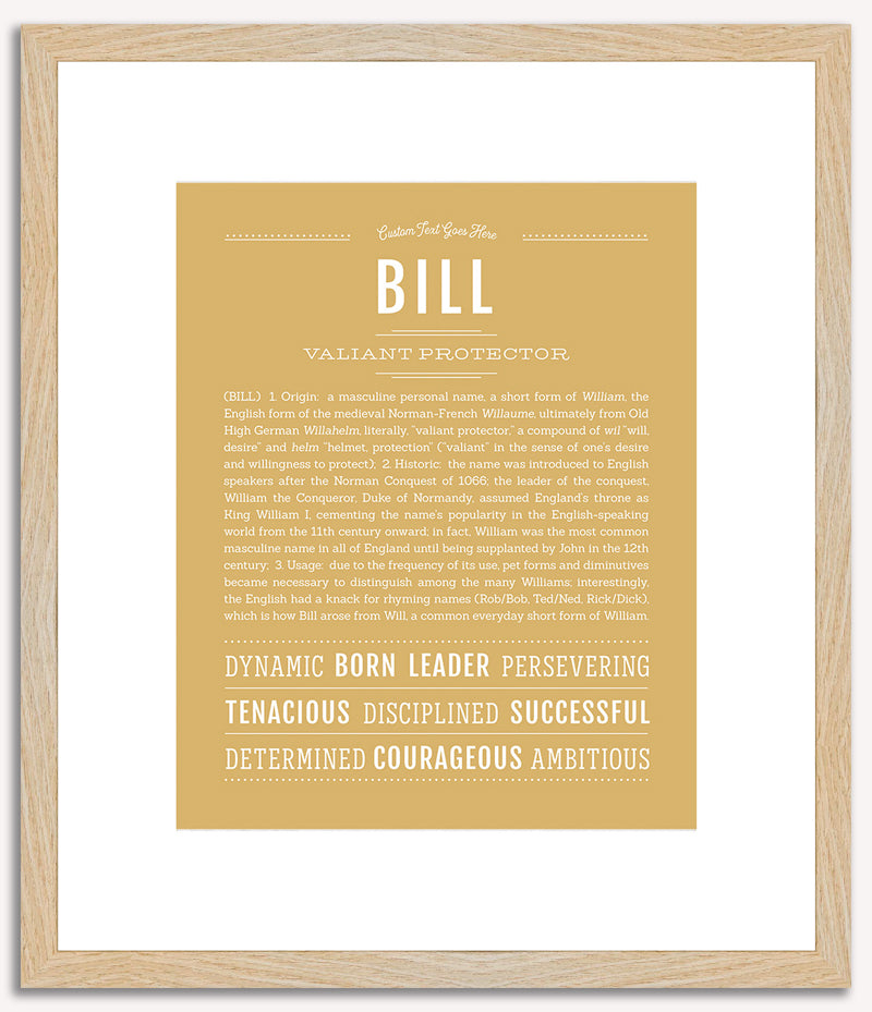 Bill | Name Art Print