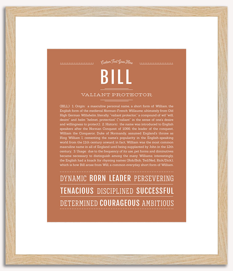 Bill | Name Art Print