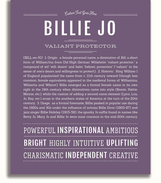 Frame Options | Deep Purple | No Frame