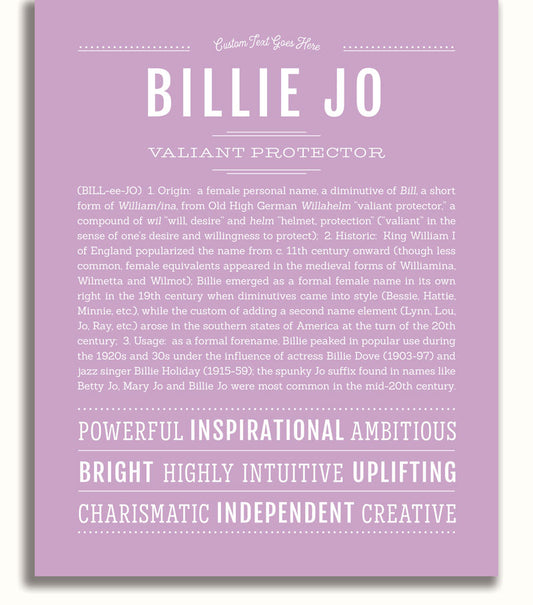 Frame Options | Lilac | No Frame