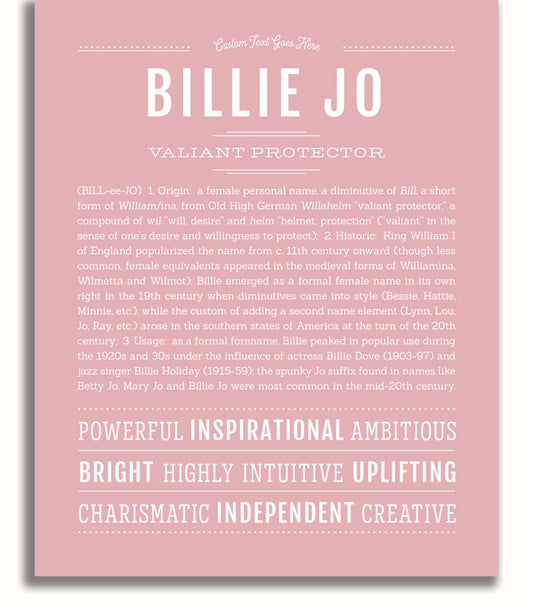 Frame Options | Dusty Rose | No Frame