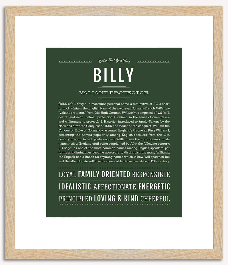 Billy | Name Art Print