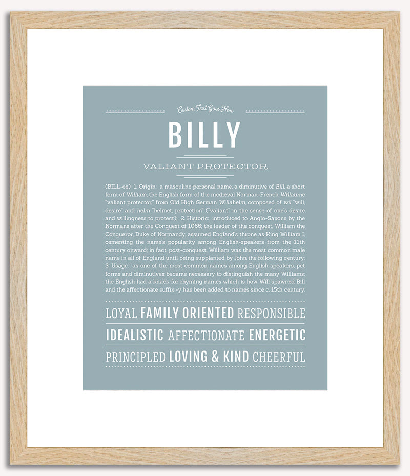 Billy | Name Art Print