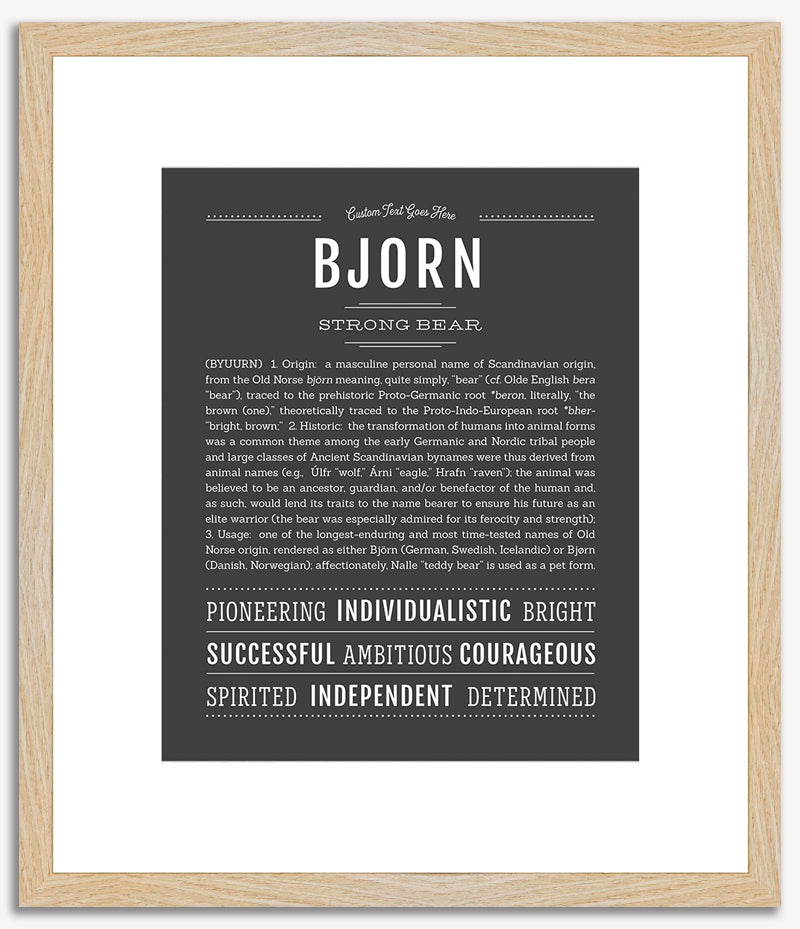 Bjorn | Name Art Print