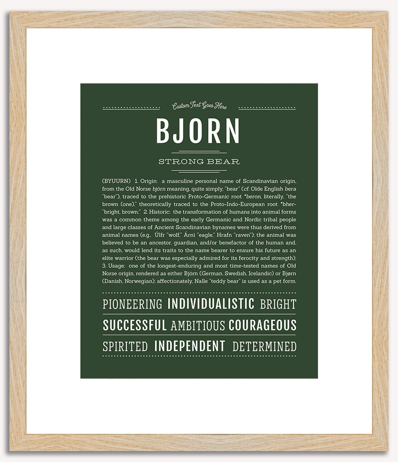 Bjorn | Name Art Print