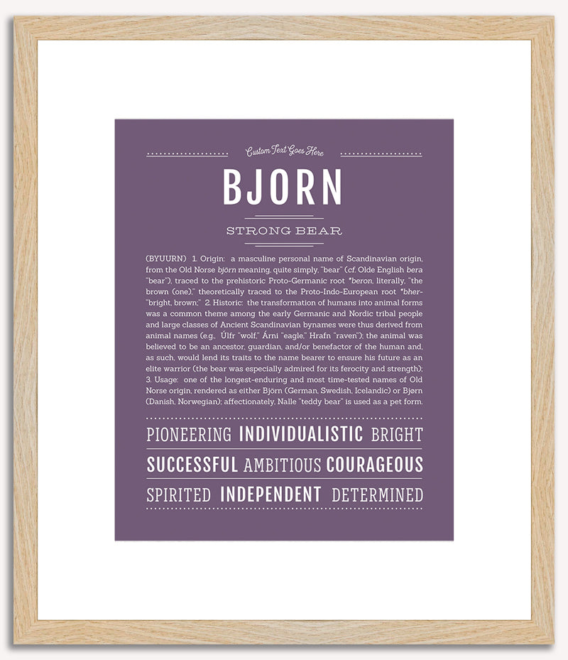 Bjorn | Name Art Print