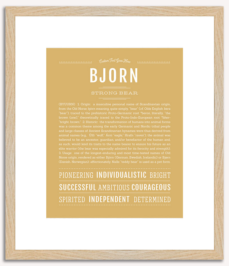 Bjorn | Name Art Print