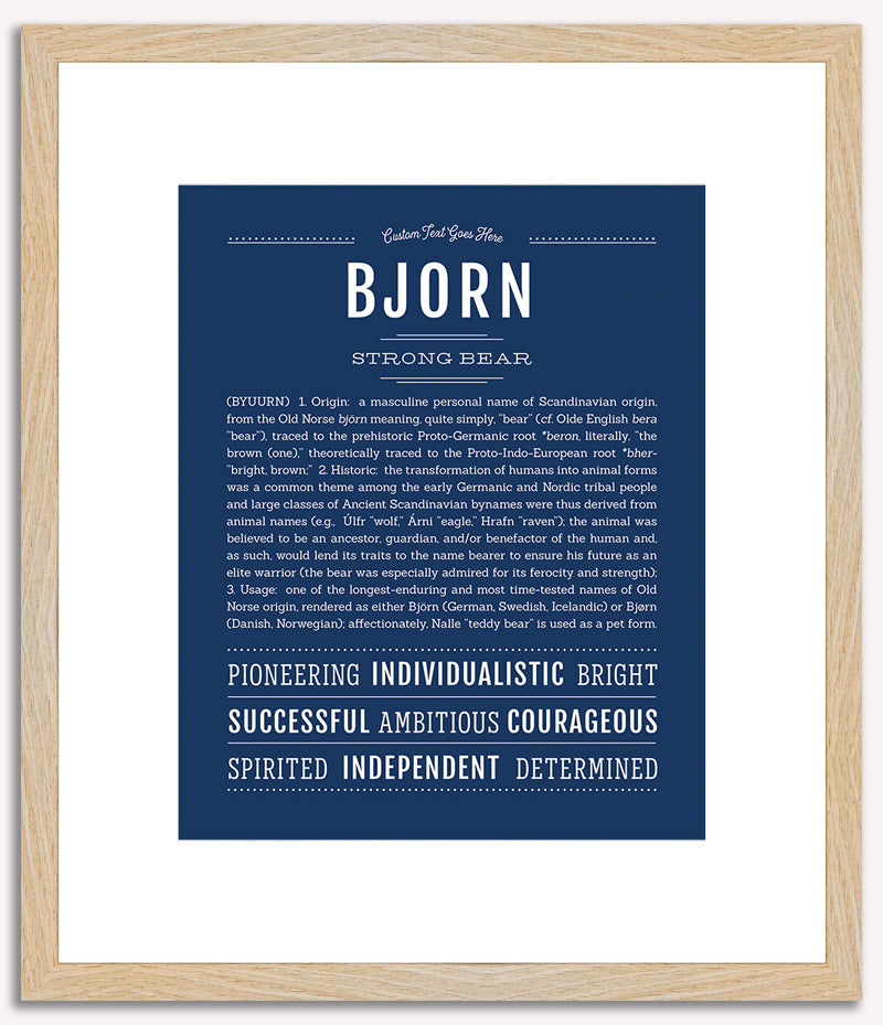 Bjorn | Name Art Print