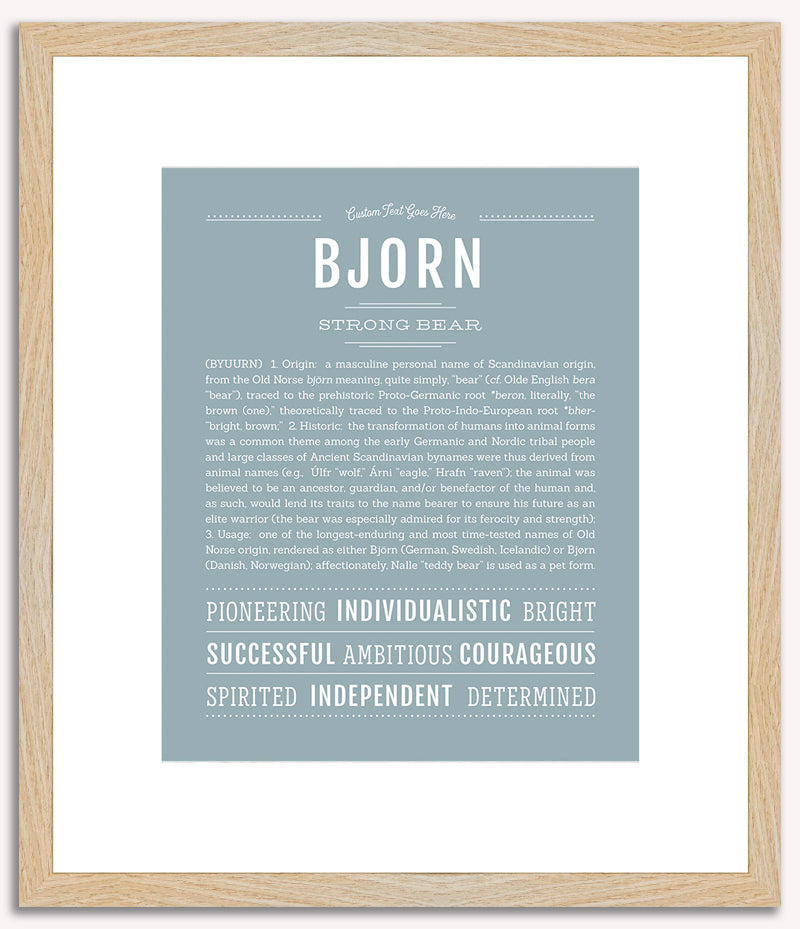 Bjorn | Name Art Print