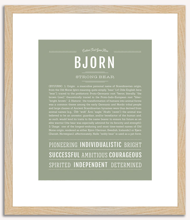 Bjorn | Name Art Print