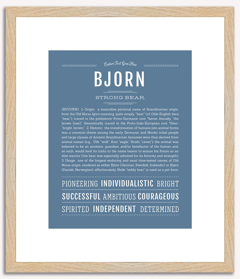 Bjorn | Name Art Print