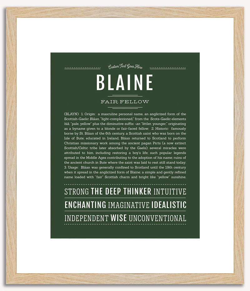 Blaine | Name Art Print