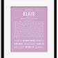 Frame Options | Lilac | Black Frame, Matted