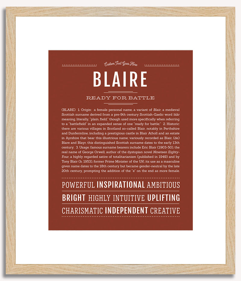 Blaire | Name Art Print