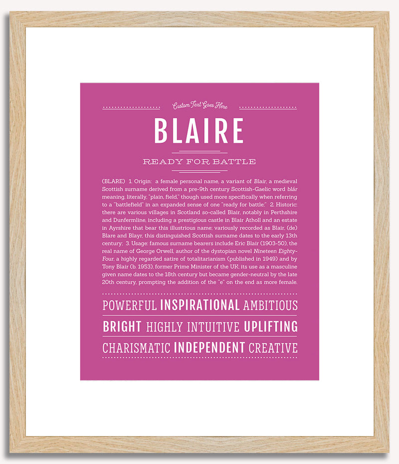 Blaire | Name Art Print