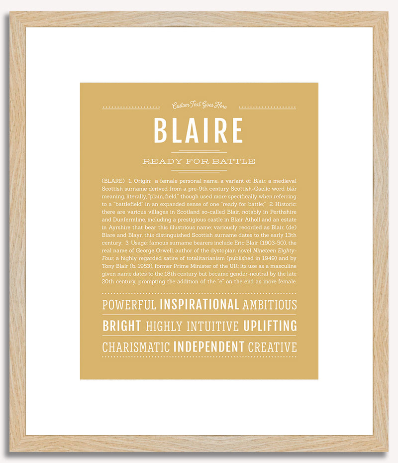 Blaire | Name Art Print