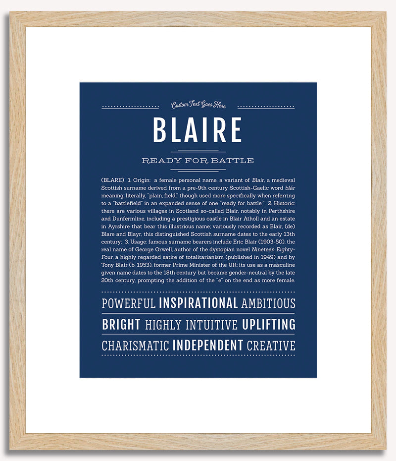 Blaire | Name Art Print