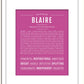 Frame Options | Dark Pink | White Frame, Matted