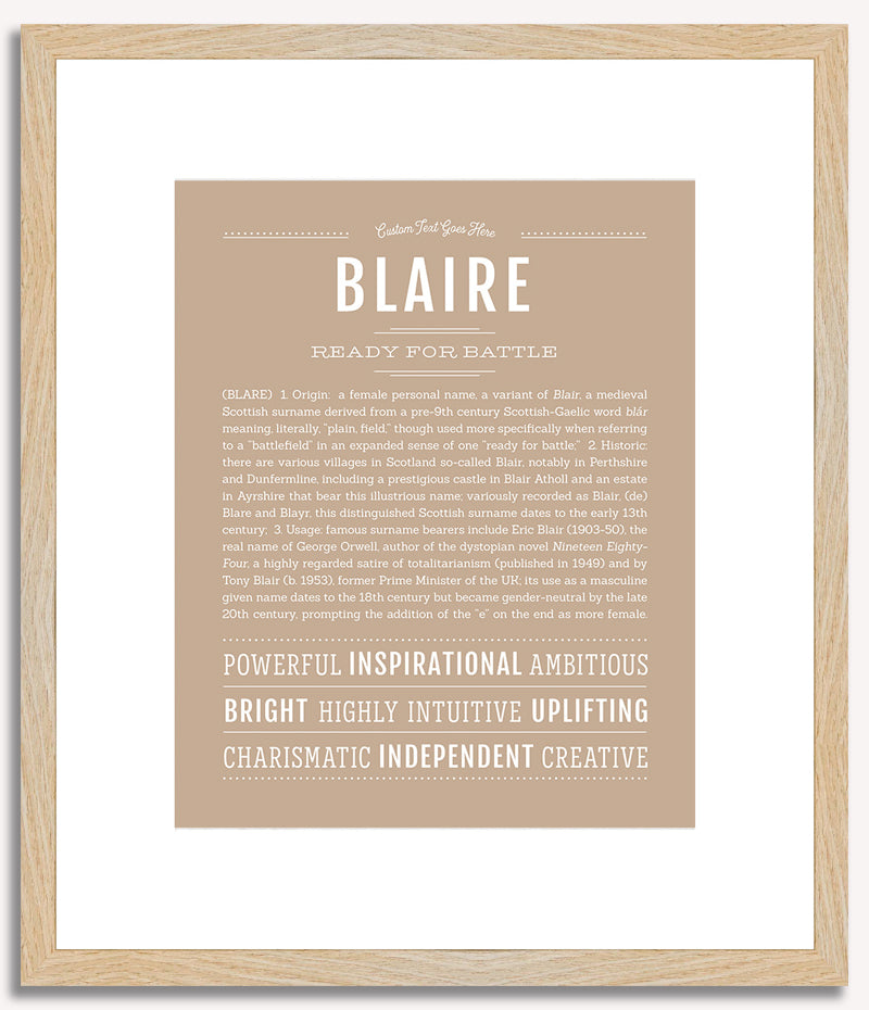 Blaire | Name Art Print