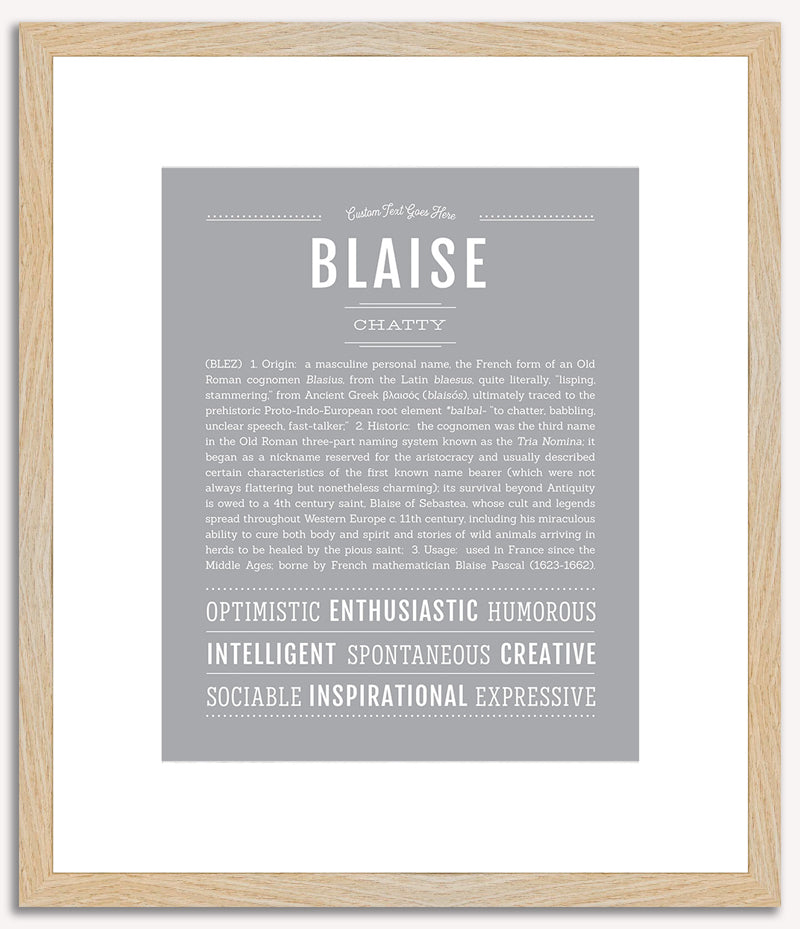 Blaise | Name Art Print