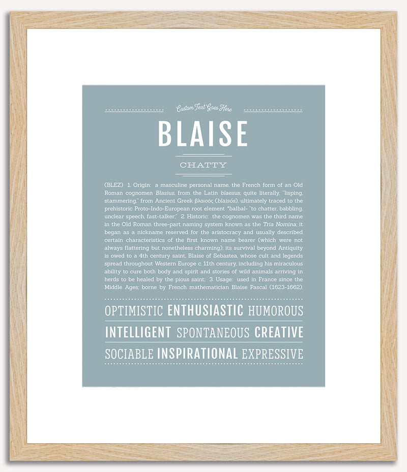 Blaise | Name Art Print