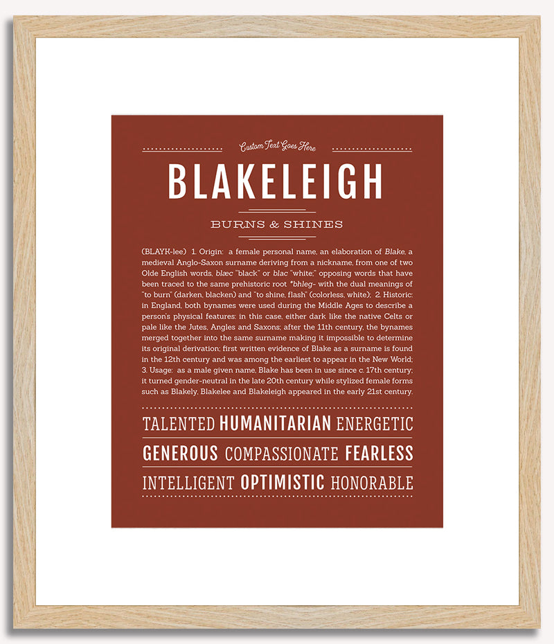 Blakeleigh | Name Art Print