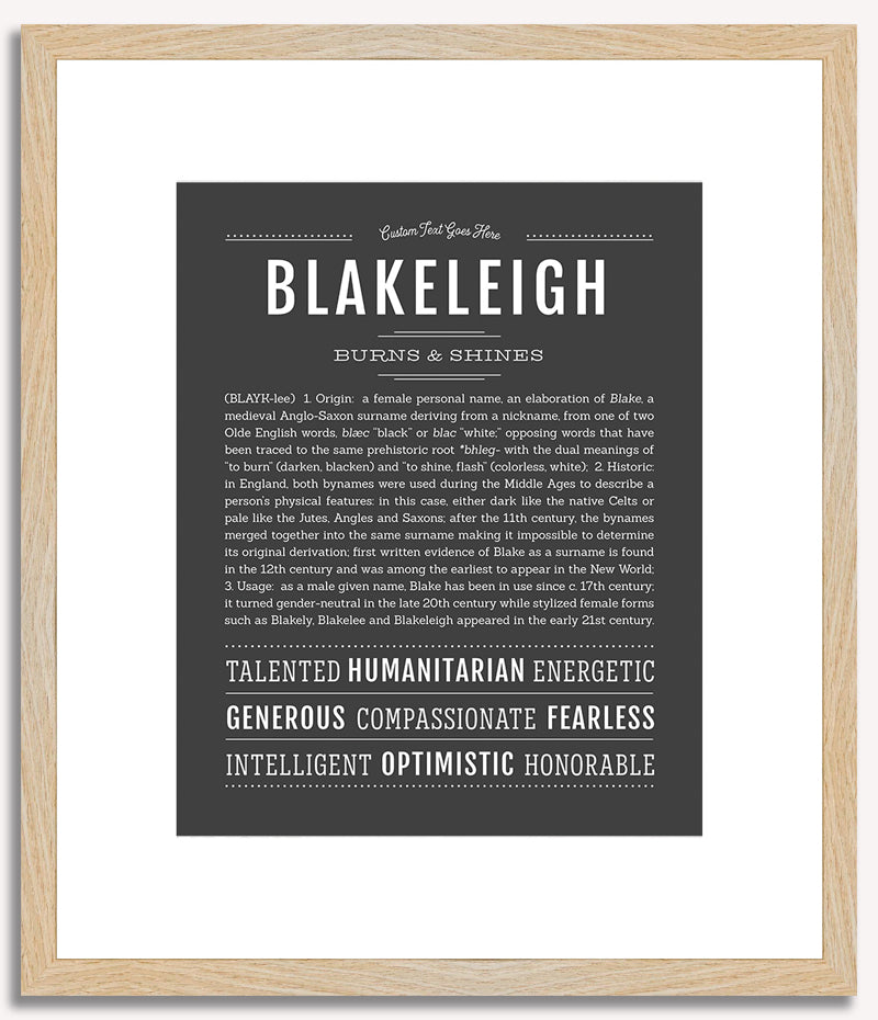 Blakeleigh | Name Art Print