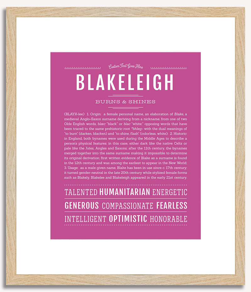 Blakeleigh | Name Art Print