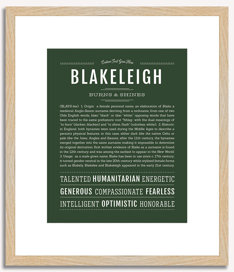 Blakeleigh | Name Art Print