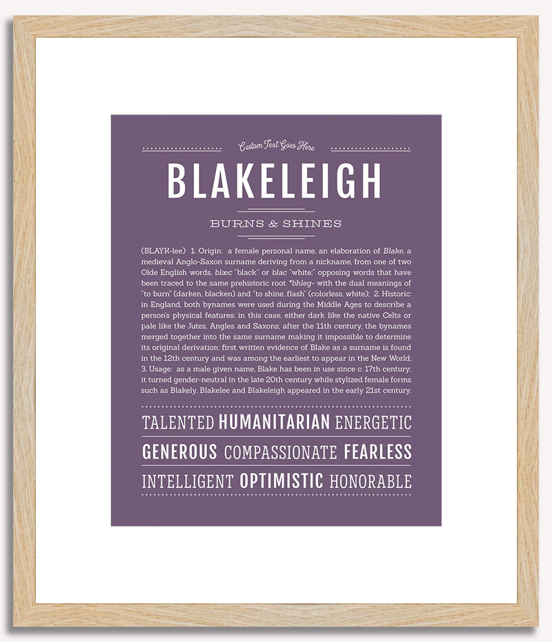 Blakeleigh | Name Art Print