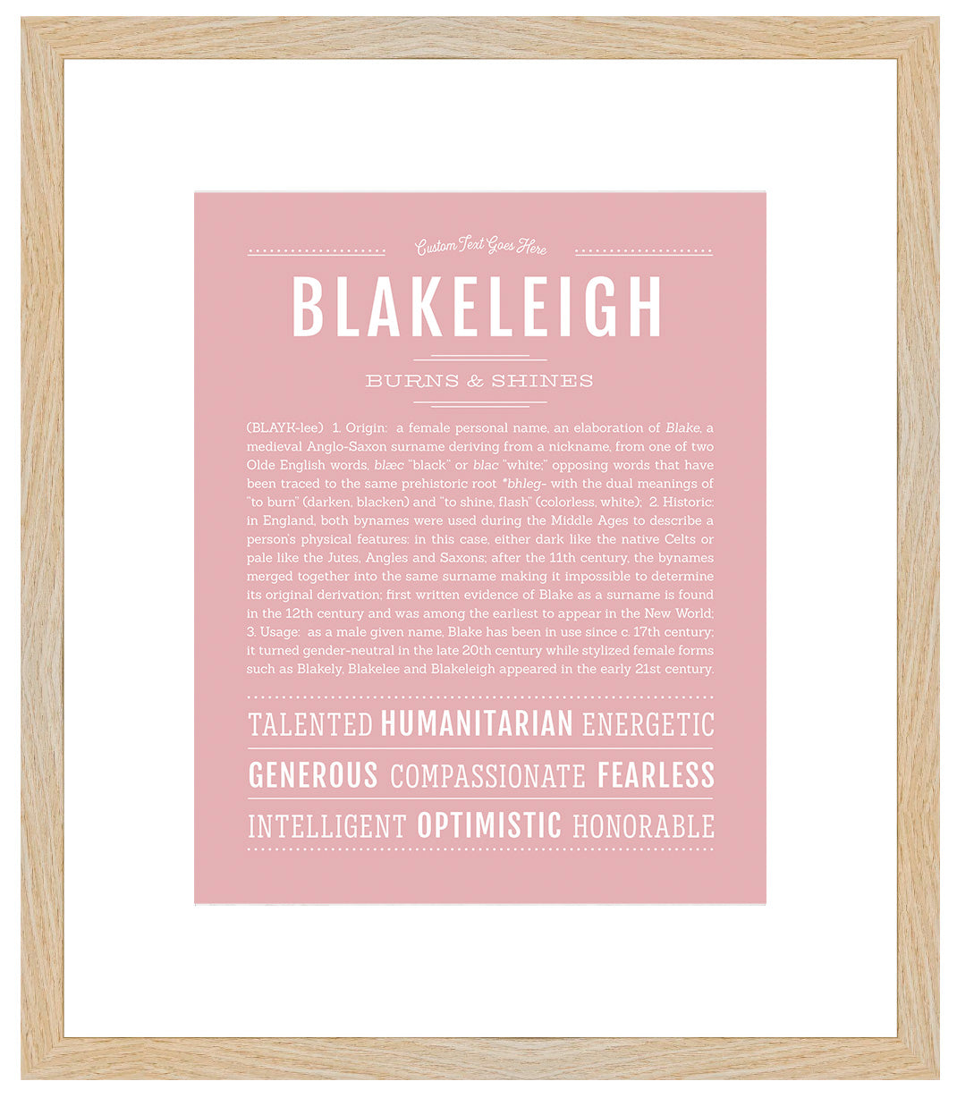 Blakeleigh | Name Art Print