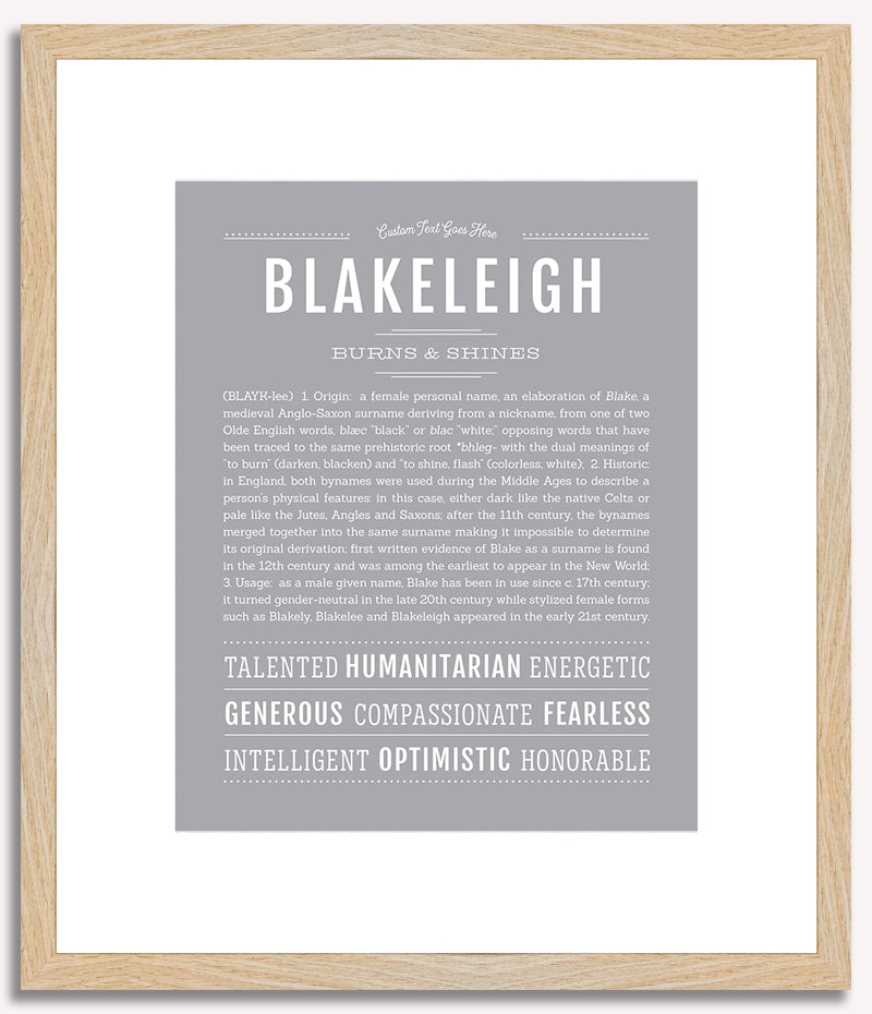 Blakeleigh | Name Art Print