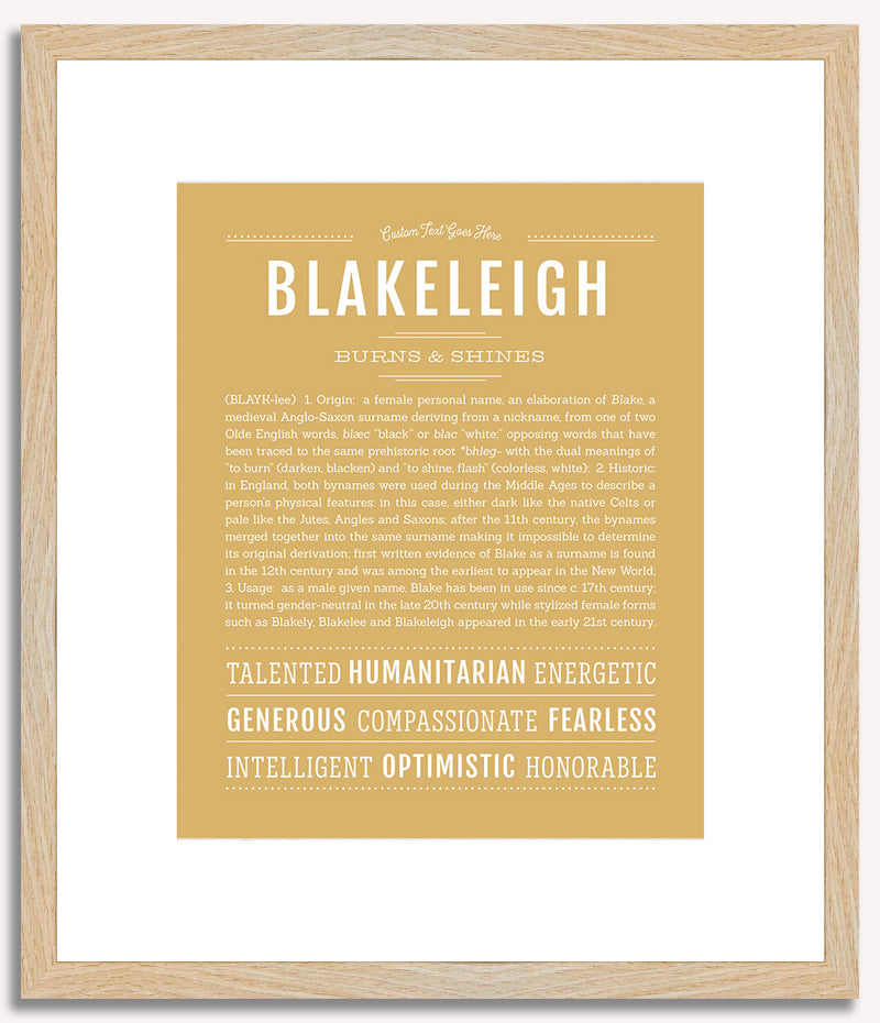 Blakeleigh | Name Art Print