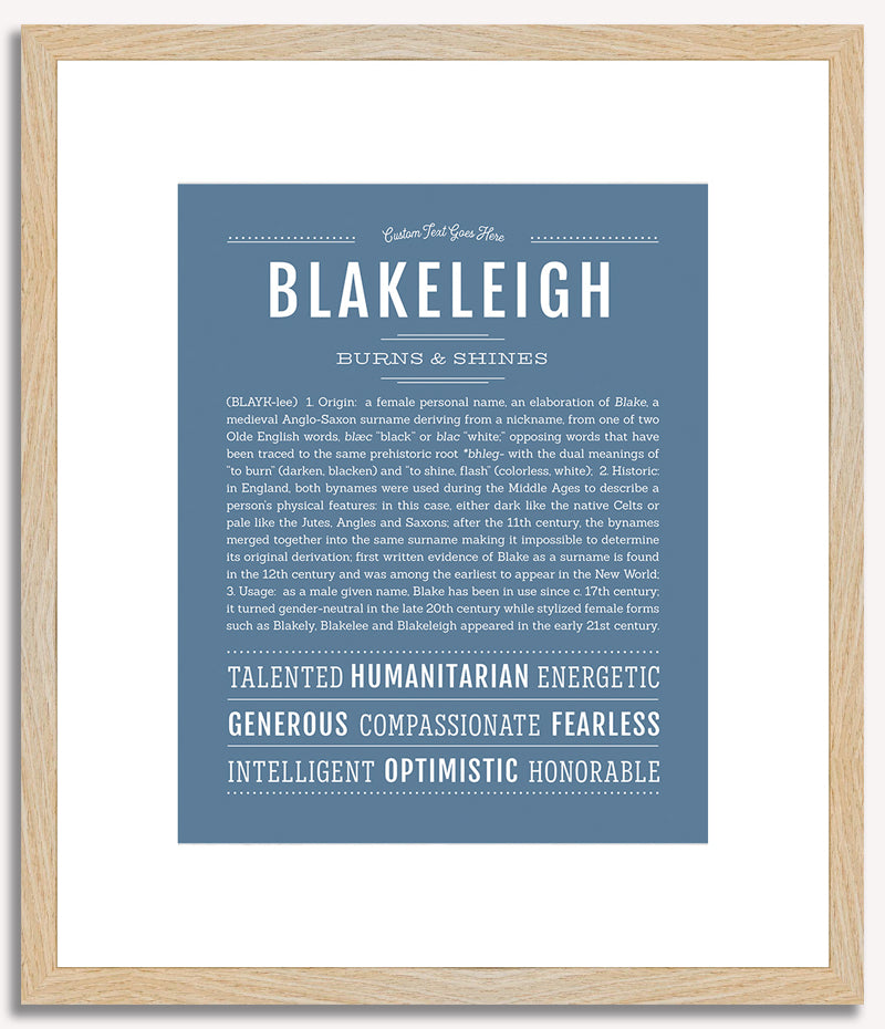 Blakeleigh | Name Art Print