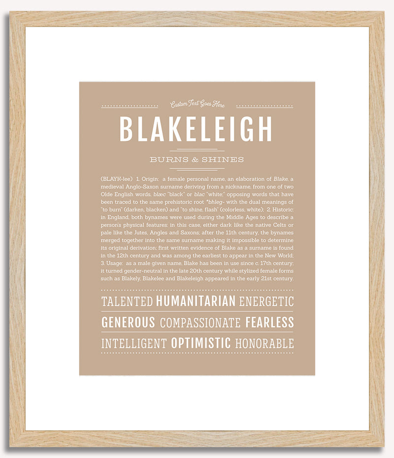 Blakeleigh | Name Art Print