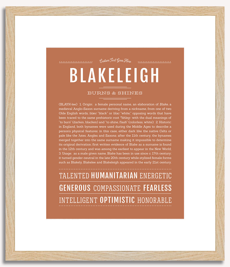 Blakeleigh | Name Art Print