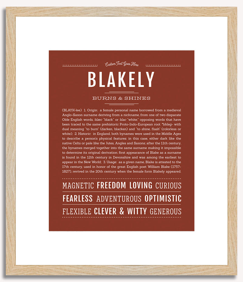 Blakely | Name Art Print