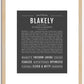 Blakely | Name Art Print