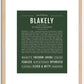 Blakely | Name Art Print