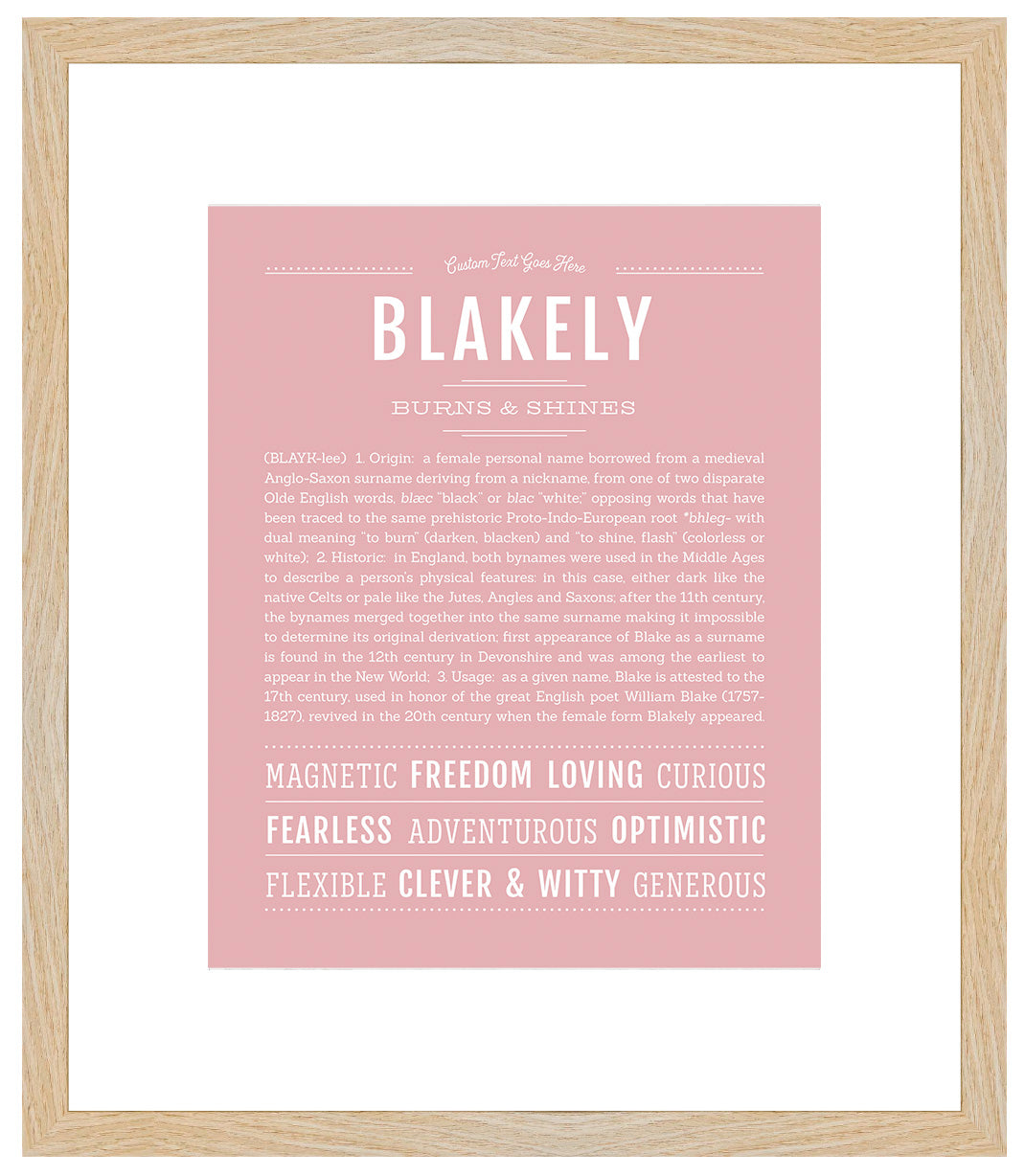 Blakely | Name Art Print