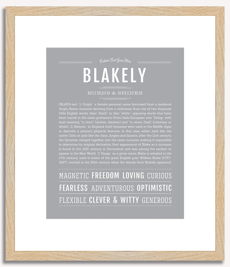 Blakely | Name Art Print