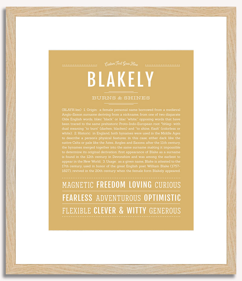 Blakely | Name Art Print