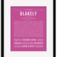 Frame Options | Dark Pink | Black Frame, Matted